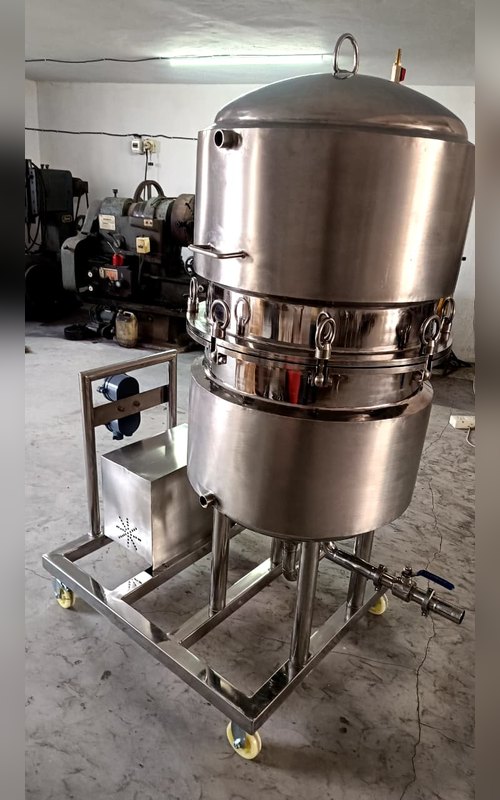 Chemtech Enterprise stainless steel sparkler filter – closed vessel unit on mobile trolley – photo 12