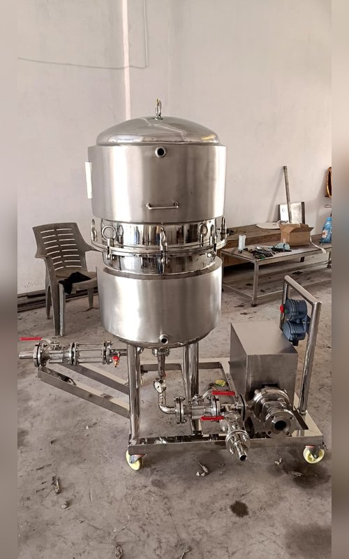 Chemtech Enterprise stainless steel sparkler filter – closed vessel unit on mobile trolley – photo 20